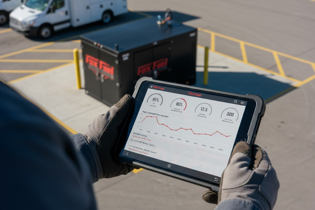 Fuel delivery in progress