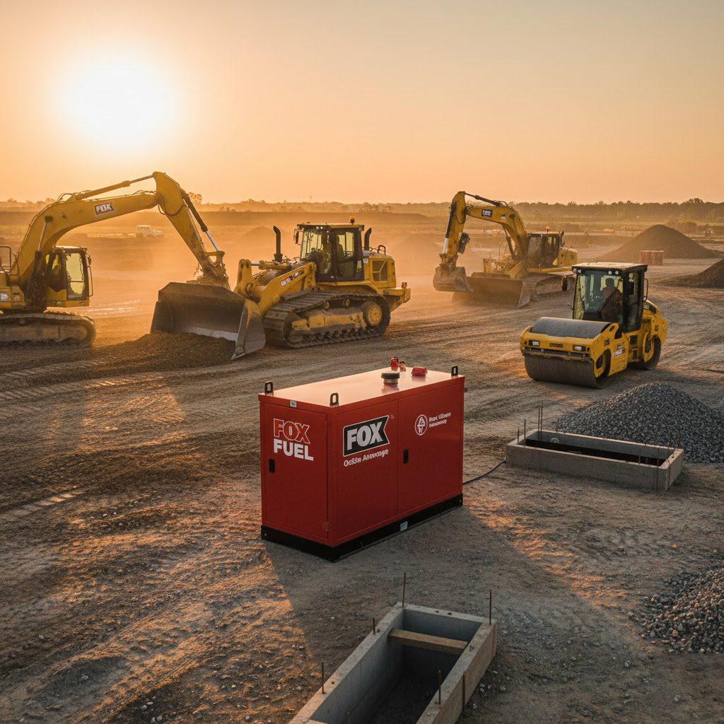 Fox Fuel tanker on delivery route